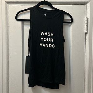 NWT Noli Yoga ‘Wash Your Hands’ Tank